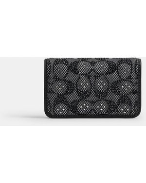 CH Étui À Cartes Mince Essential En Jacquard Cristal Exclusif - Black