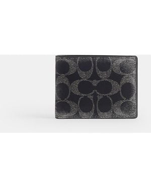COACH Slim Billfold Wallet - Black
