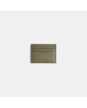 COACH Restored Card Case - Green