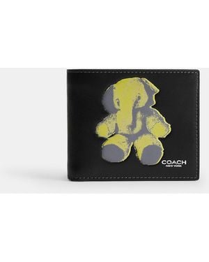 COACH 3-in-1 Wallet With Ellie Graphic - Black
