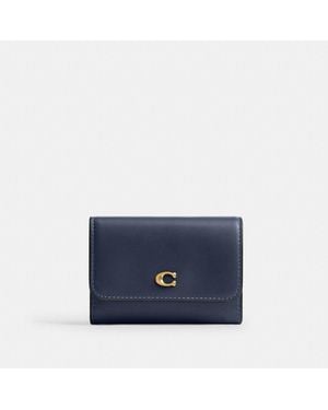 COACH Essential Flap Card Case - Blue