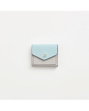COACH Restored Wyn Small Wallet In Colorblock - Blue