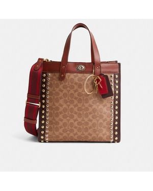 COACH Upcrafted Field Tote - Brown