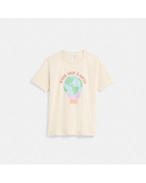 COACH Restored Save Our Earth T Shirt - White