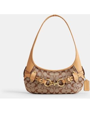 COACH Belted Ergo Shoulder Bag 26 - White