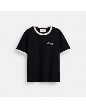 COACH Ringer T-shirt - Black