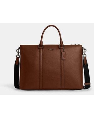 COACH Caleb Work Bag - Brown