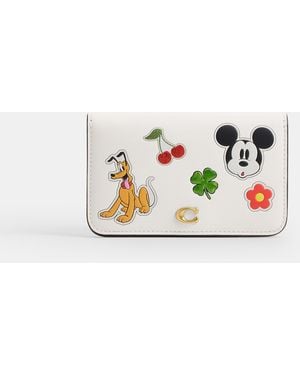 COACH Disney X Essential Slim Card Case With Sticker Print - Multicolor