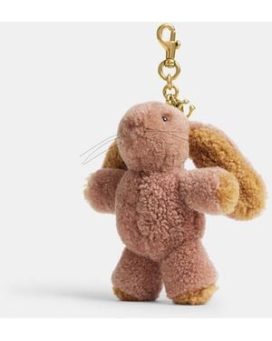 COACH Floppy Bag Charm - Brown