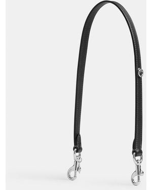 COACH Short Strap With D-Ring - White