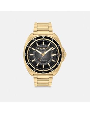 COACH Charter Automatic Watch, 44mm - Metallic