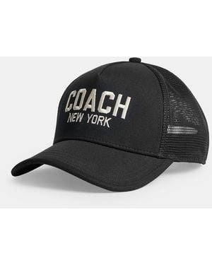 COACH Trucker Hat - Black