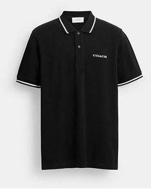 COACH Signature Polo for Men | Lyst