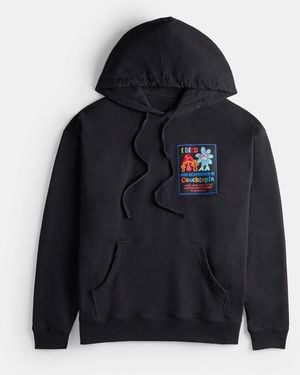 Coachtopia Hoodie With Graphic Label - Blue
