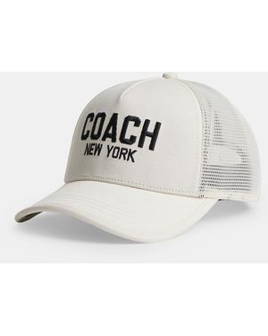 COACH Trucker Hat - White