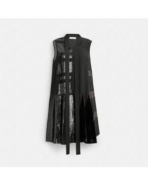 COACH Embellished Dress - Black
