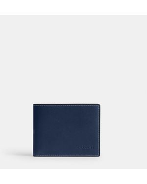 COACH Slim Billfold Wallet - Blue