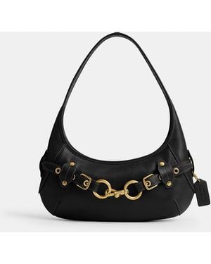 COACH Belted Ergo Shoulder Bag - Black