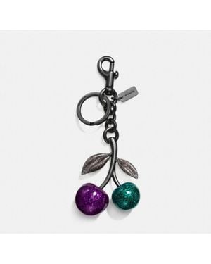 COACH Cherry Bag Charm - Black