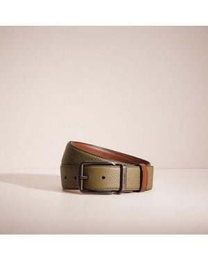 COACH Restored Harness Buckle Cut To Size Reversible Belt, 38mm - Pink
