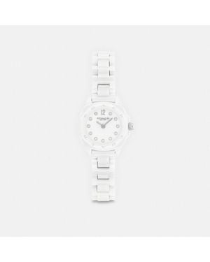 COACH Kitt Watch, 21mm - White
