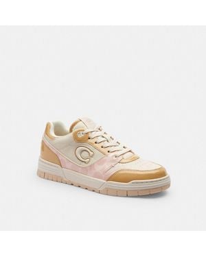 COACH Soho Sneaker With Patent Signature - Natural