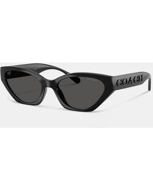 COACH Narrow Cat Eye Sunglasses - Black