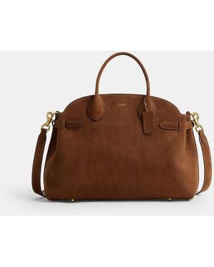 COACH Soft Empire Carryall Bag 40 - Brown