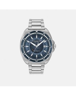 COACH Charter Automatic Watch%2c 44mm - Metallic