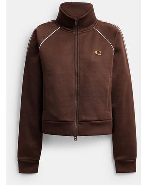 COACH Full Zip Track Jacket - Brown