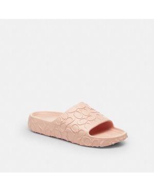 COACH Bay Slide In Signature - Pink