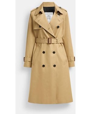 COACH Trench Coat - Natural