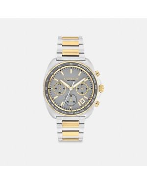COACH Charter Chronograph Watch, 39mm - Metallic
