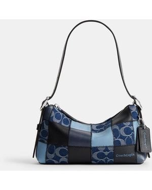 Coachtopia Alter/Ego Small Slouchy Shoulder Bag - Blue