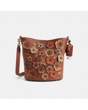 COACH Upcrafted Dakota Bucket Bag - Brown