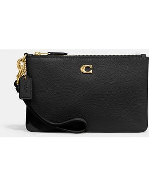 COACH Women's Small Wristlet - Black