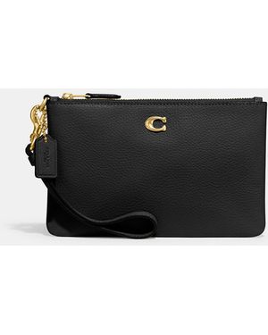COACH Women's Small Wristlet - Black