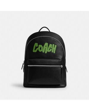 COACH Charter Backpack With Rad - Green