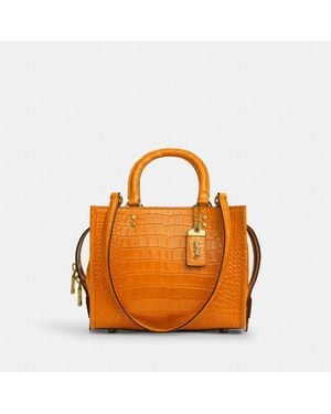 COACH Rogue Bag 25 In Alligator - Orange