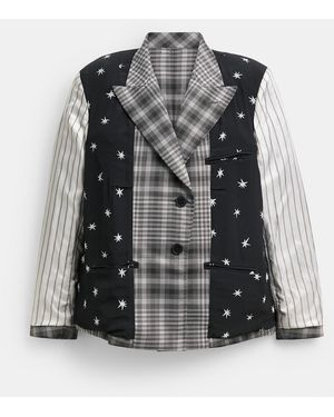 COACH Inside Out Blazer - Black