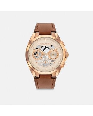 COACH Jackson Chronograph Watch, 42mm - Metallic