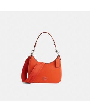 COACH Restored Hobo Crossbody With Signature Canvas