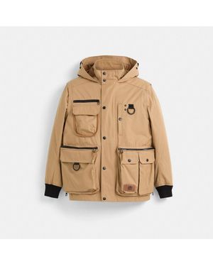 COACH Restored Utility Jacket - Natural