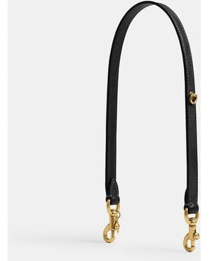 COACH Short Strap With D-Ring - Black