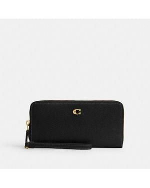 COACH Essential Continental Wallet - Black