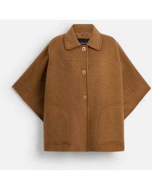 COACH Turnlock Cape - Brown