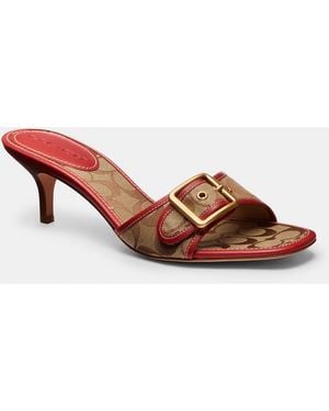 COACH Margot Sandal - Red