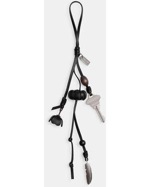 COACH Heritage Bag Charm - Metallic
