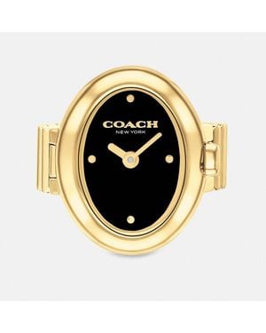 COACH Sammy Ring Watch, 18mm X 22.5mm - Metallic