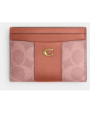 COACH Essential Card Case - Pink